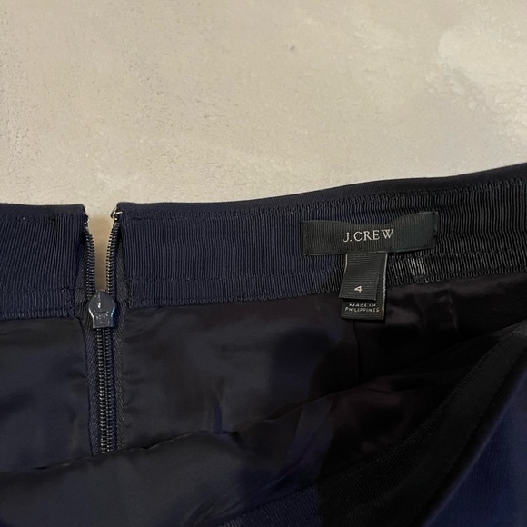 J. Crew Navy blue skirt - Picture 2 of 3